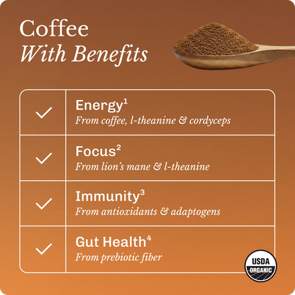 MUDWTR Real Arabica Mushroom Coffee 30 Servings